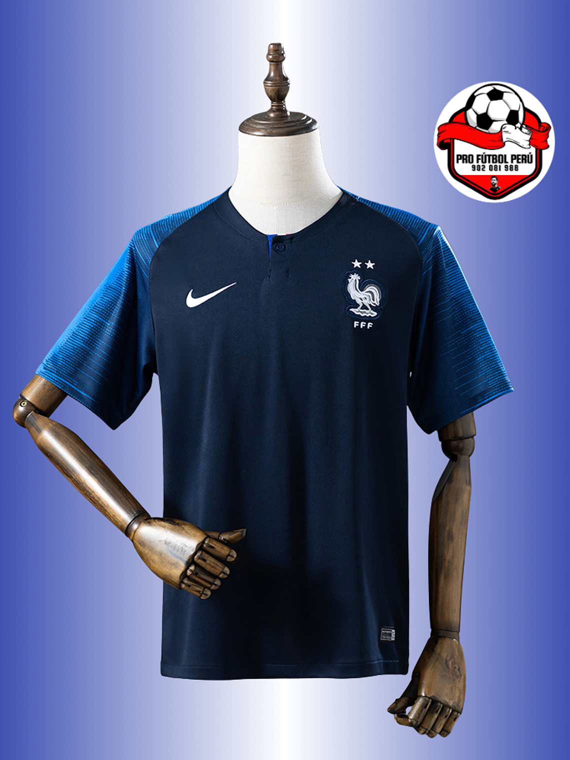 Camiseta local de Francia Campeón del Mundo 2018 1