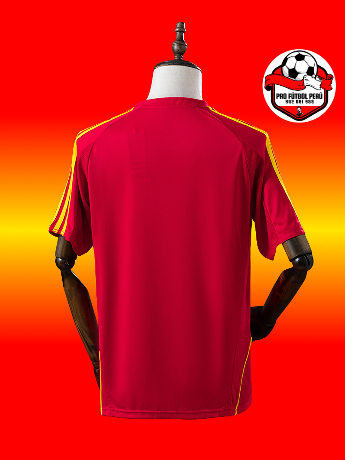 Camiseta local de España Eurocopa 2008 2