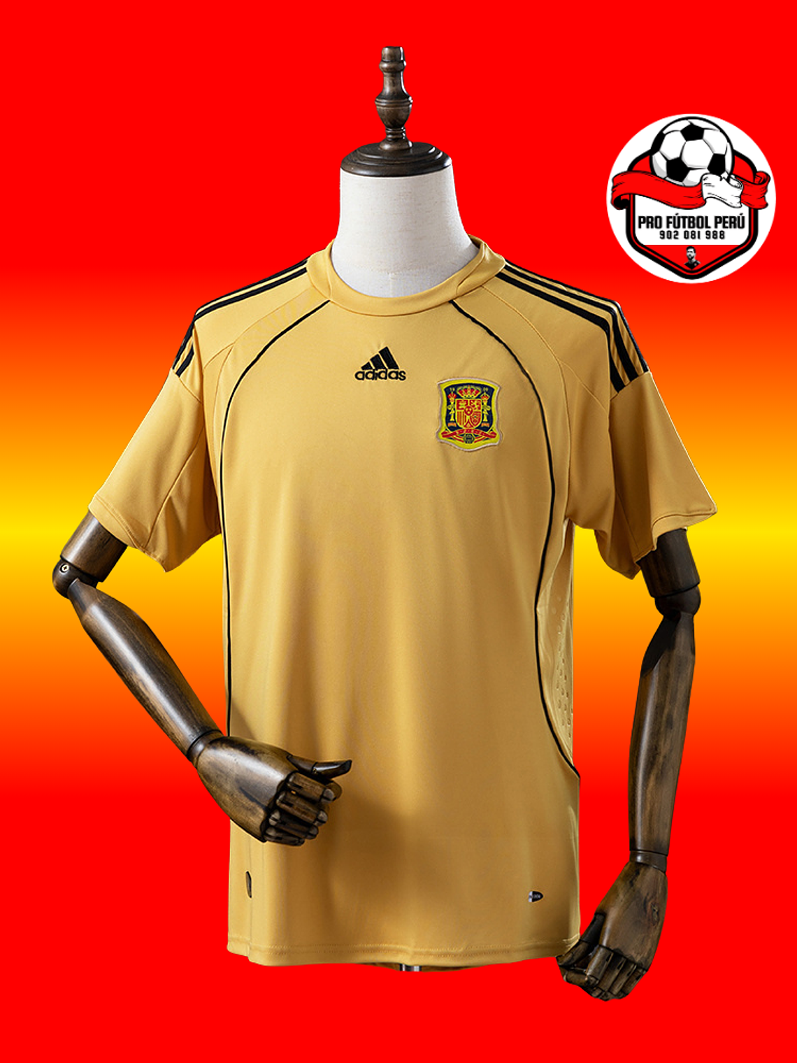 Camiseta visitante de España Eurocopa 2008 1