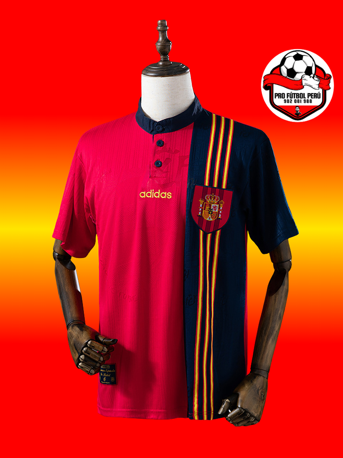 Camiseta local de España 1996 1