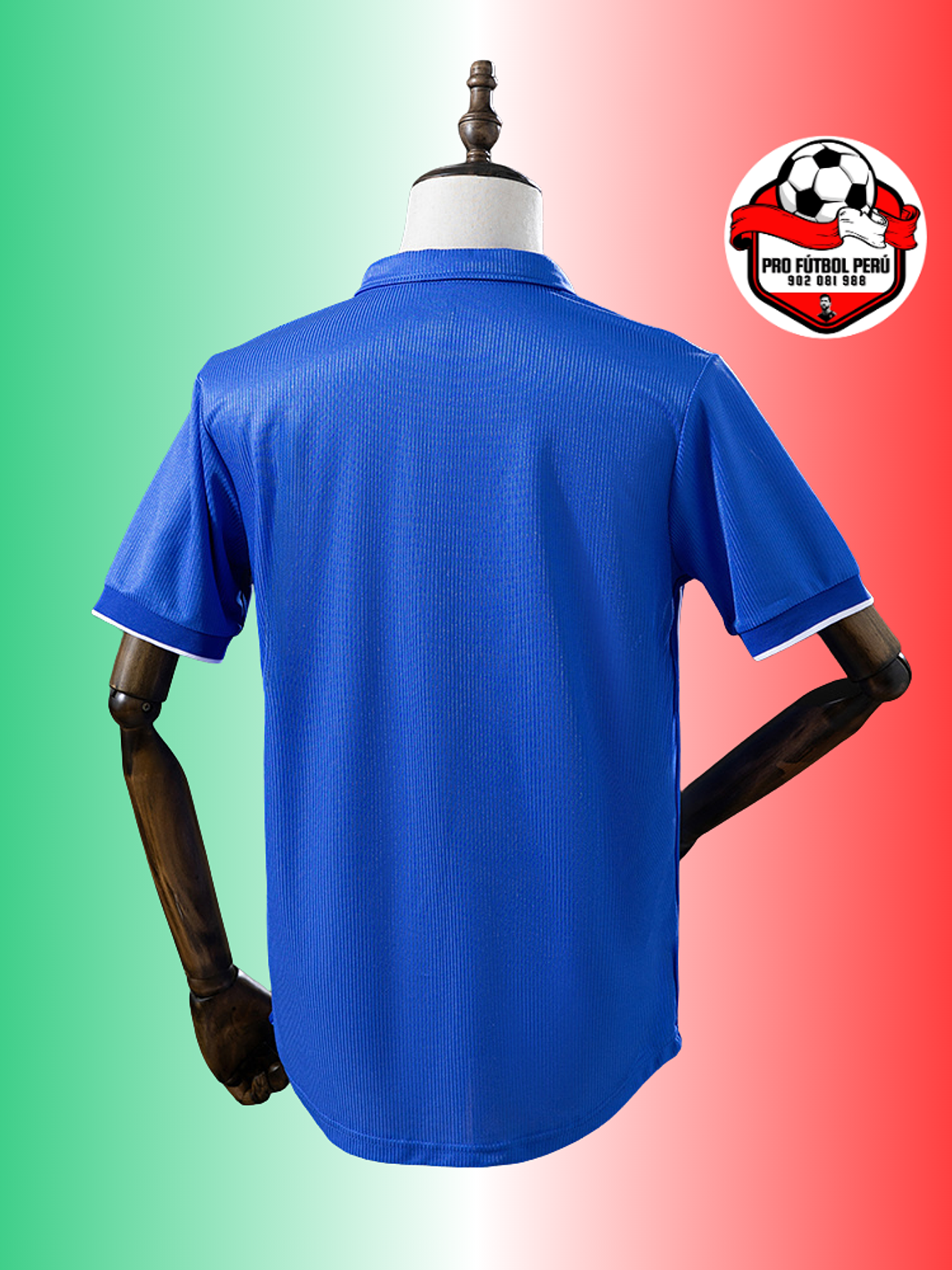 Camiseta local de Italia copa del mundo 1998 2