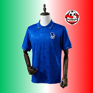 Camiseta local de Italia copa del mundo 1994