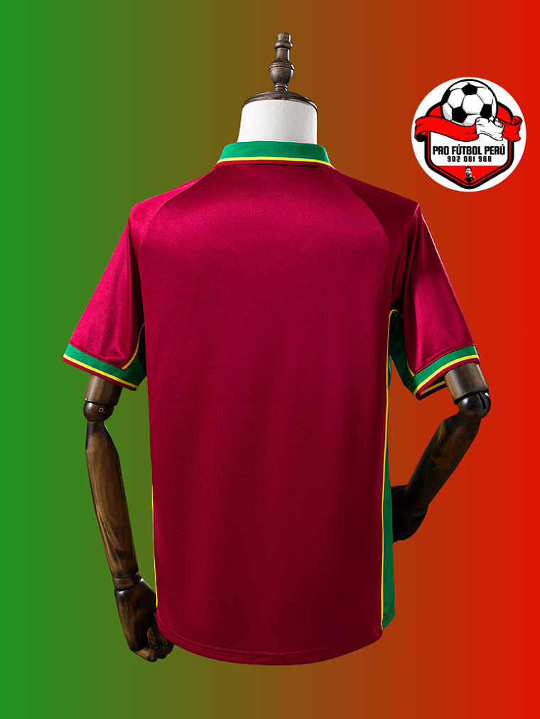 Camiseta local de Portugal copa del mundo 1998 2