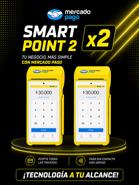 2 unidades Point Smart 2 Mercado Pago