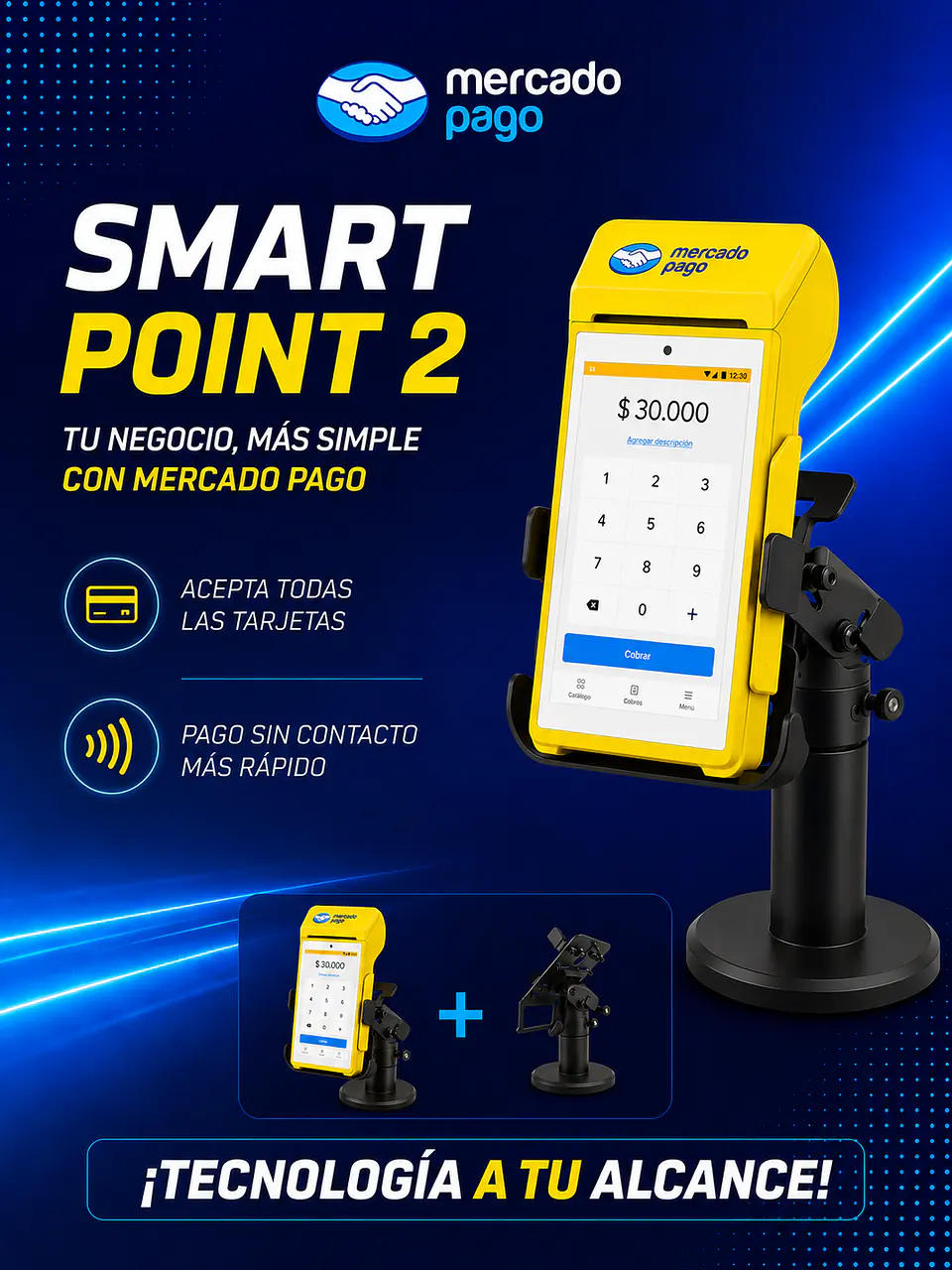 Point Smart 2 + Soporte giratorio 360° 1