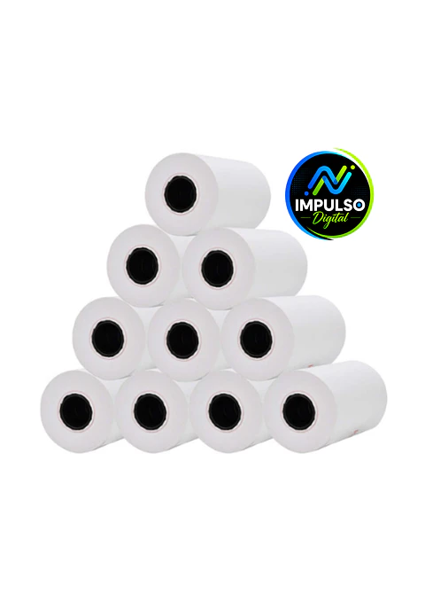 16 rollos papel térmico 80 mm 