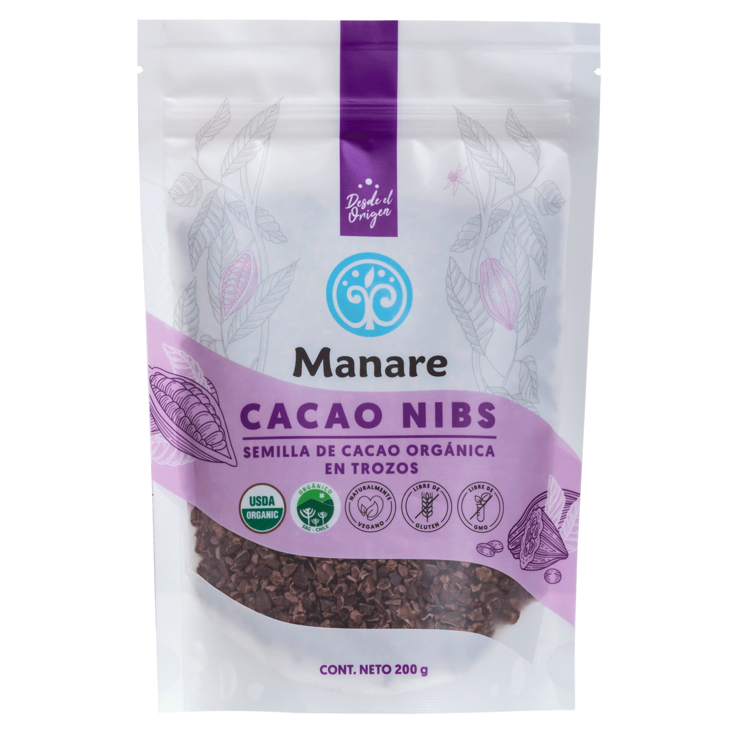 Cacao Nibs (200g) Manare
