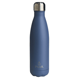 Botella de Acero Inoxidable Blue 500 ml Puur