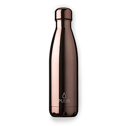 Botella de Acero Inoxidable Rose Gold 500 ml Puur