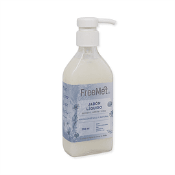 Jabón Líquido Hipoalergénico Natural Romero Menta y Pino 250 ml FreeMet