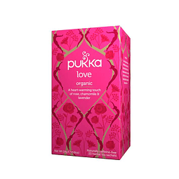 Té orgánico relajante Love 20 bolsitas Pukka