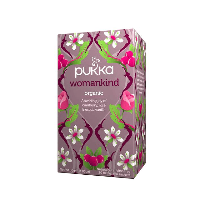 Té orgánico para Mujer Womankind 20 bolsitas Pukka