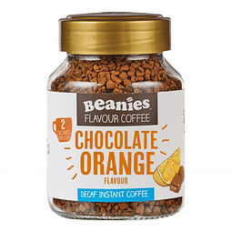 Frasco de Café Instantáneo Descafeinado Chocolate Naranja Beanies
