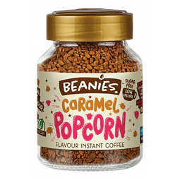 Frasco de Café Instantáneo Caramel Pop Corn 50 grs Beanies