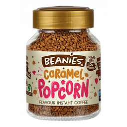 Frasco de Café Instantáneo Caramel Pop Corn 50 grs Beanies