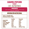 Frasco de Café Instantáneo Caramel Pop Corn 50 grs Beanies