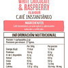 Frasco de Café Instantáneo White Chocolate & Raspberry 50 grs Beanies