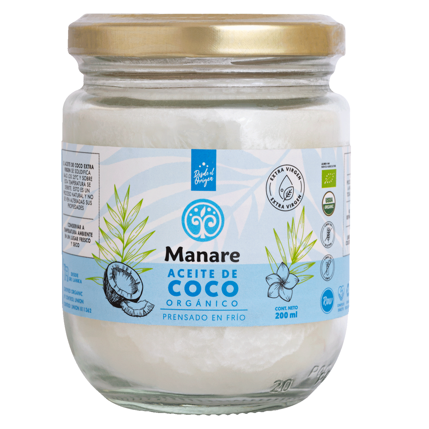 Aceite de Coco (200ml) Manare