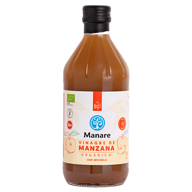 Vinagre de Manzana Orgánico 500 ml Manare