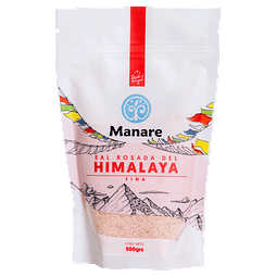 Bolsa Sal Rosada del Himalaya Fina 500 grs Manare