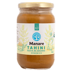 Pasta de Sésamo Orgánico Tahini 330 grs Manare