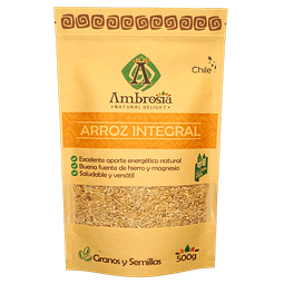 Arroz Integral 500 gr Ambrosia