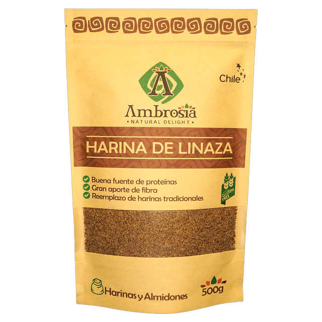 Harina de Linaza 500 gr Ambrosia 