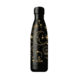 Botella de Acero Inoxidable Magic Black 500 ml Puur
