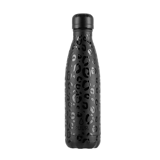 Botella de Acero Inoxidable Panther Negra 500 ml Puur