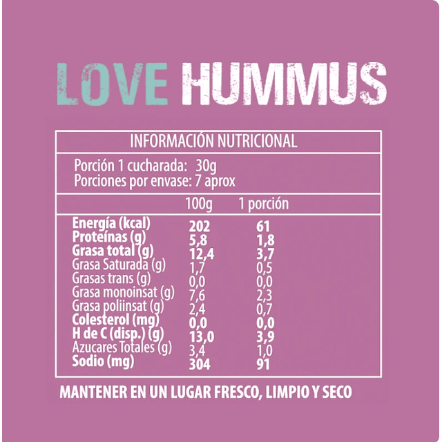 Hummus Berenjena Paprika 220 grs I Love Hummus 