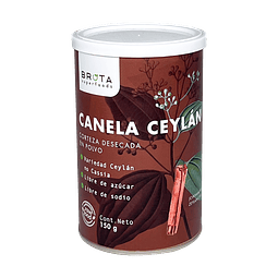 Canela Ceylán en polvo 150 gr Brota 