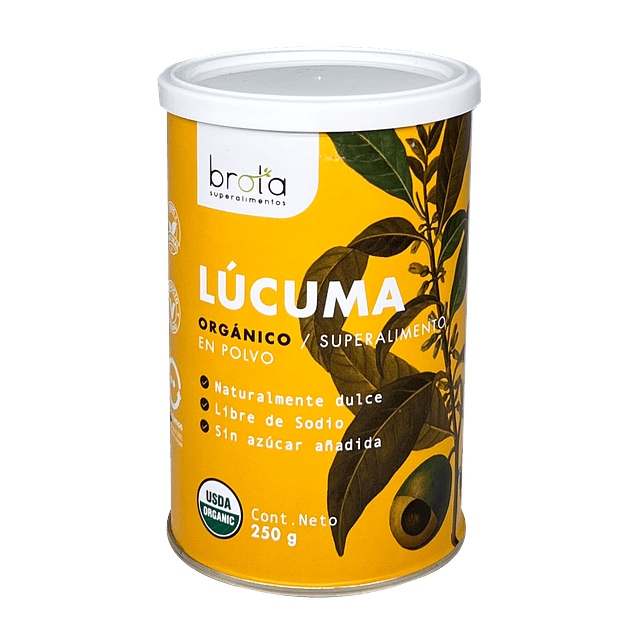 Lúcuma orgánica en polvo 250 gr Brota 
