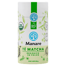 Té Matcha Orgánico en Polvo 50 grs Manare