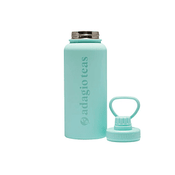 Botella Agua Acero Inoxidable Turquesa 1 Litro Adagio Teas