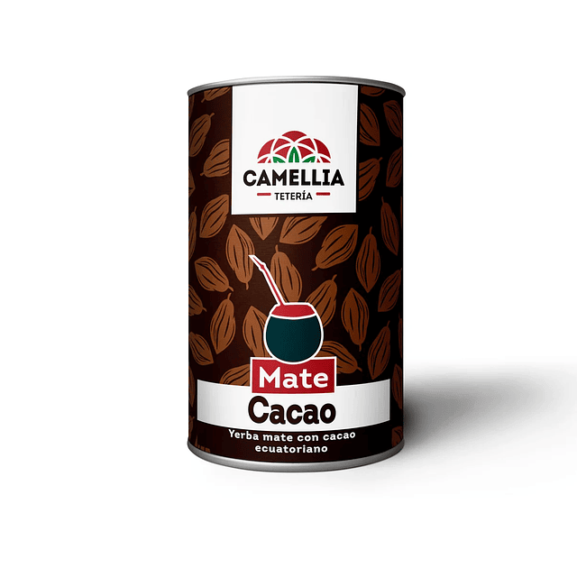 Frasco de Hierba Mate con Cacao Ecuatoriano 130 grs Camellia