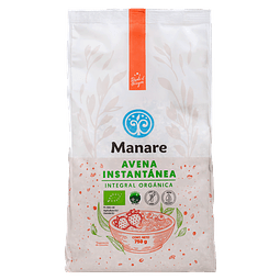 Avena Integral Instantánea Orgánica 750 grs Manare