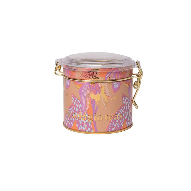 Tarro Chico Rosado Hojas 4 Oz Adagio Teas