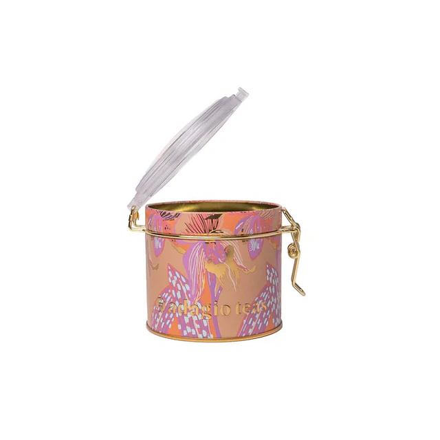 Tarro Chico Rosado Hojas 4 Oz Adagio Teas