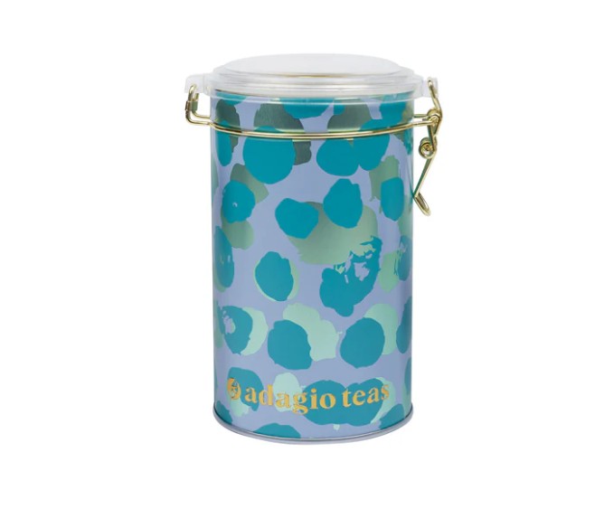 Tarro Grande Animal Print Turquesa 8 Oz Adagio Teas