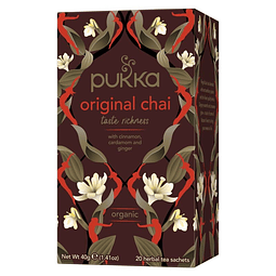 Té orgánico energizante Original Chai 20 bolsitas Pukka