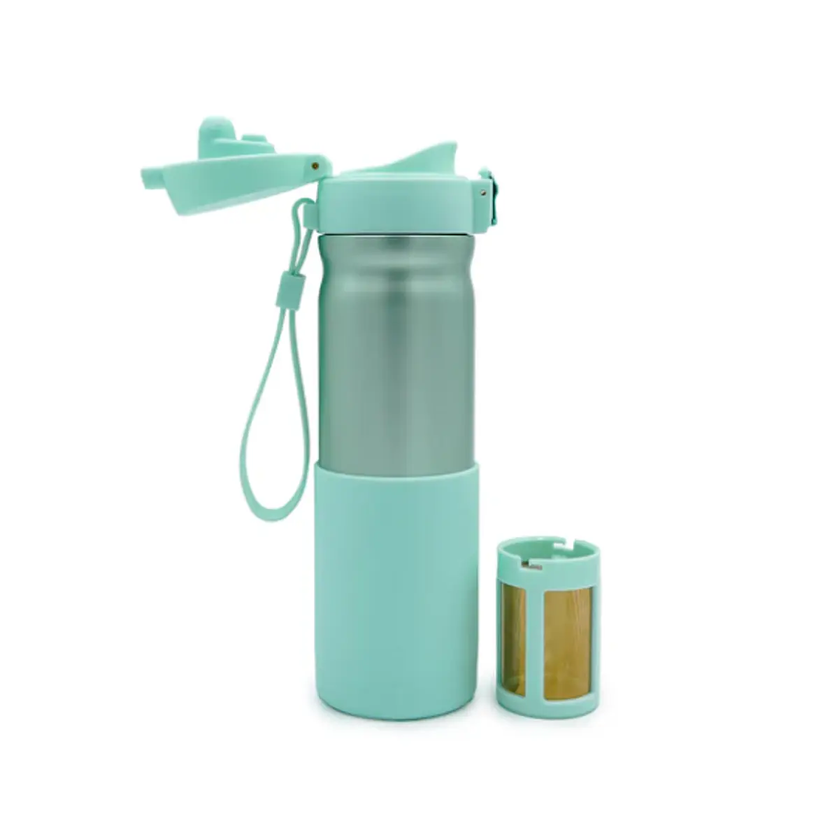 Travel Mug Menta silicona 400 ml Adagio Teas