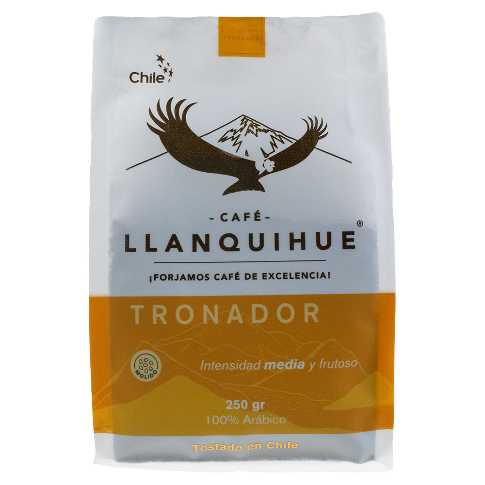 Café de Grano Molido Tronador 250 grs Llanquihue