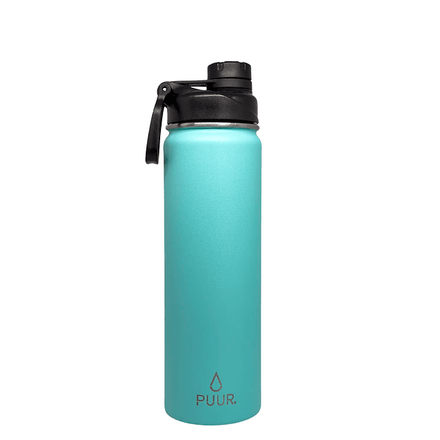 Botella Térmica de Acero Inoxidable Activa  Agua Marina 660 ml Puur