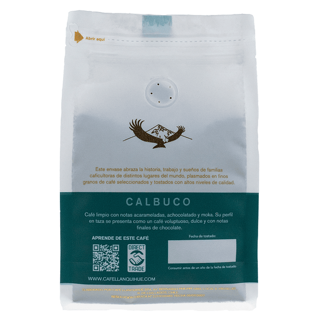 Café de Grano Molido Calbuco 250 grs Llanquihue