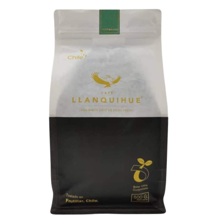 Café de Grano Molido Puntiagudo Orgánico 500 grs Llanquihue