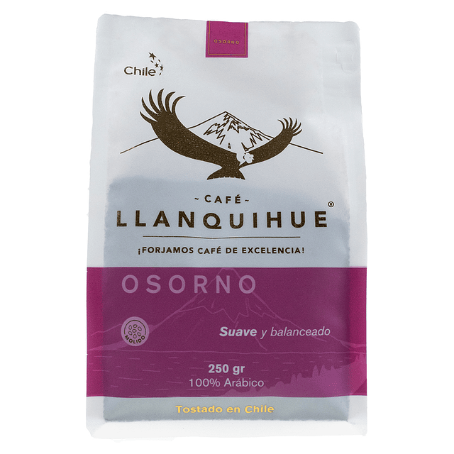 Café de Grano Entero Osorno 250 grs Llanquihue