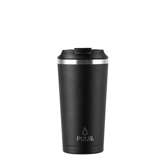 Vaso Térmico Mug Hermético de acero inoxidable 470 ml Onyx Puur