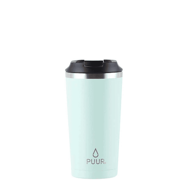 Vaso Térmico Mug Hermético de acero inoxidable 470 ml Green Puur