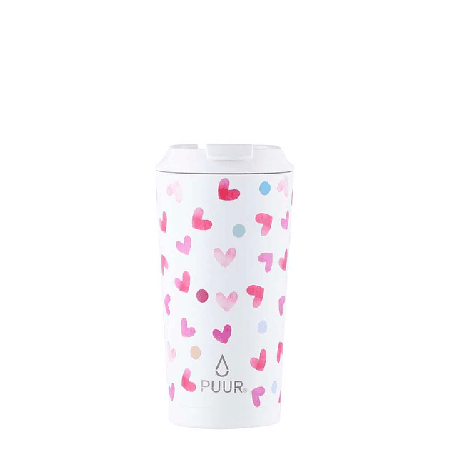 Vaso Térmico Mug Hermético de acero inoxidable 470 ml Be Mine Puur