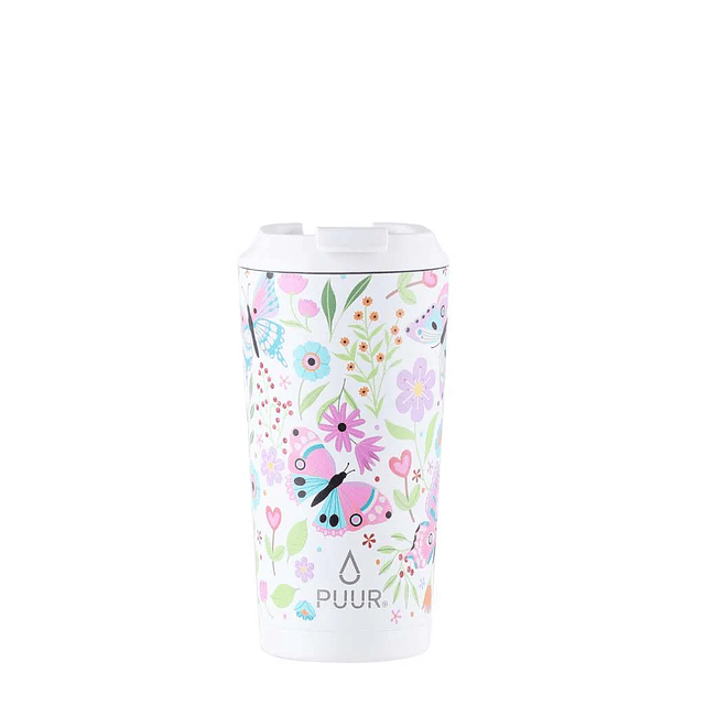 Vaso Térmico Mug Hermético de acero inoxidable 470 ml Butterfly Puur